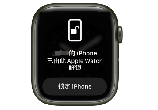 七星关苹果手机维修分享用 AppleWatch 解锁配备面容 ID 的 iPhone方法 