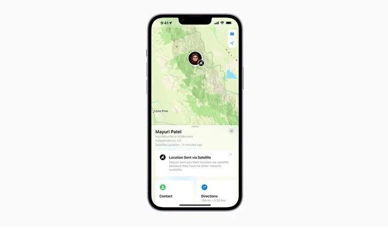 七星关苹果14维修分享iPhone14系列中 FindMy功能通过卫星分享位置方法教程 